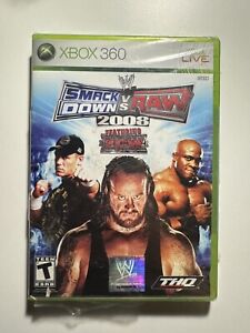 WWE SmackDown vs. Raw 2008 Featuring ECW (Microsoft Xbox 360, 2007) Sealed! New