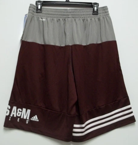 NCAA Texas A&M Athletic Shorts By Adidas - Men's Medium - New Cover