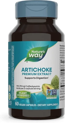 Artichoke Premium Extract, Supports Digestion*, Non-Gmo Project Verified, Vegan, Foto 1 de 4