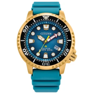 Citizen Promaster BN0162-02X Eco-Drive Turquoise Blue Polyurethane - Picture 1 of 6