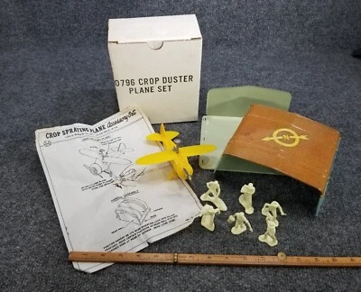 JUEGO DE PLUMERO Y PERCHA MARX DE COLECCIÓN JUGUETE DE HOJALATA CON CAJA E INSTRUCCIONES Foto 1 de 4