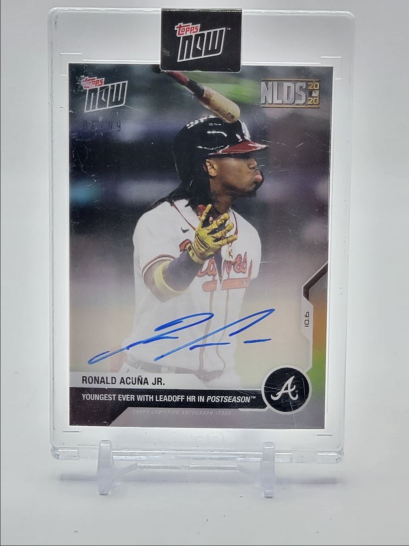 【希少24時間限定販売】Ronald Acuna Jr. _直筆サイン_鑑定品 希少24時間限定販売】Ronald Acuna Jr. _直筆サイン_鑑定品 希少24時間