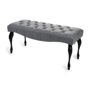 Sitzbank HANDGEMACHT Polsterbank Holzbank Gepolstert Bettbank Polster Flurbank - Bild 1 von 7