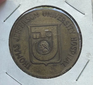 1977 Thomas Jefferson University Hospital Centennial 100 Years of Service Token - Picture 1 of 2