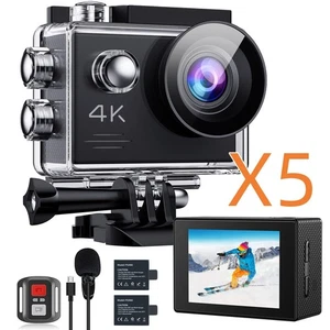 CAMPARK 4K 20MP Ultra HD Action Camera 170 ° Wide Angle WiFi Camcorder EIS Cam - Picture 1 of 8
