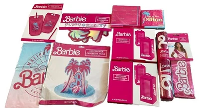 New BARBIE PARTY SUPPLIES Birthday Party Set Decorations - Image 1 of 3