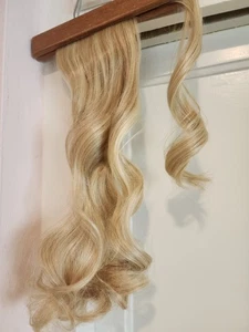 Cola de caballo rubia rizada - Imagen 1 de 2