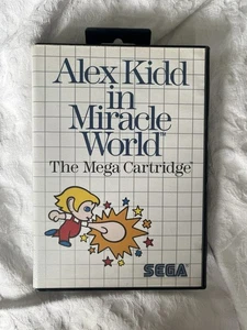 Alex Kidd In Miracle World SEGA Master System Complete Very Good Condition - Picture 1 of 13