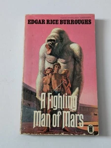 Edgar Rice Burroughs A Fighting Man of Mars Vintage Sci-fi Paperback NEL 1971 - Picture 1 of 7