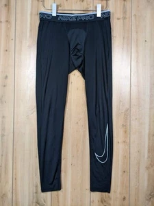 Nike Pro Training Mens L Tight Fit Leggings Sports Running Gym Activewear - Picture 1 of 6