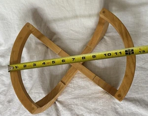 Soporte para platos cuadrado MCM vintage para servir remache - Imagen 1 de 3