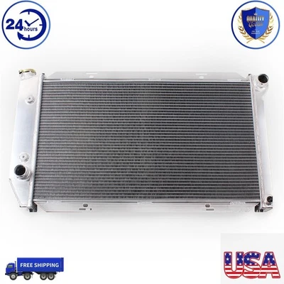 Radiador de 4 filas para Lincoln Continental/Mark 4/1977 Mark 5 V8 1973-1976 1975 1974 Foto 1 de 4