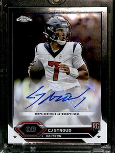 2023 Topps Chrome Autographs CJ Stroud RC Auto Houston Texans #TCA-CS - Picture 1 of 2