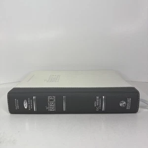 Remnant Study Bible KJV - E G White Comments Platinum Edition White Leather - Picture 1 of 24