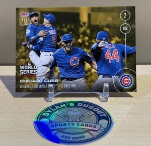 2016 Topps Now Baseball On-Demand Bonus Chicago Cubs WS Champs BON-7 /2270 - Picture 1 of 6