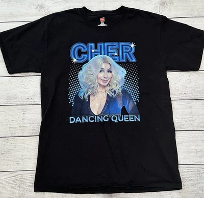 NEW OFFICIAL CHER "HERE WE GO AGAIN" T-SHIRT 2019  BLACK SIZE Medium - Image 1 of 3