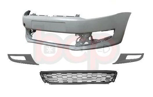 VW Polo 6r 2009 - 2014 Front Bumper Primed No Parking Sensors