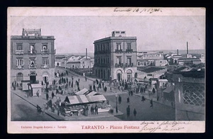 cartolina TARANTO piazza fontana - Imagen 1 de 2
