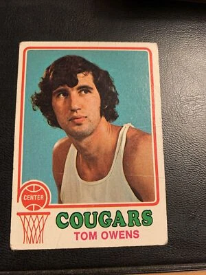 #189 Creased Tim Owens 1973-74 Topps Cb17 carolina cougars - Image 1 of 3