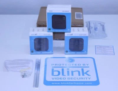 New Blink XT Security Cameras Battery Powered Set Lot Bundle Sync Module Sign NY - Image 1 of 4