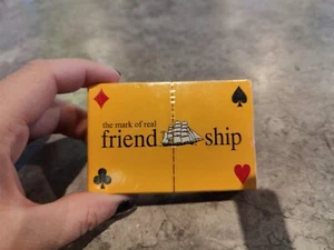 Cutty Sark "The Mark of a Real Friendship" Advertising Playing Cards New Sealed - Picture 1 of 2