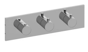 Three-Hole Thermostatic Valve Trim Graff in Chrome G-8057H-RH0-PC-T H6 - Picture 1 of 8