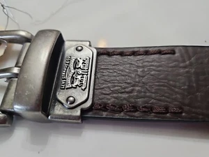 Vintage Levi’s Reversible Black/Brown Genuine Leather Belt 34-38 Sz Large - Picture 1 of 9