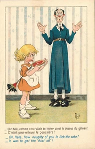 Carte Postale-Oh!Kate comme c'est vilain de lécher-illustrateur Mich-Réf.A.84 - Imagen 1 de 1
