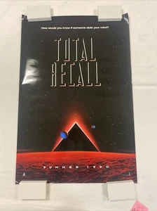 1989 TOTAL RECALL DS ORIGINAL ROLLED UNUSED 27x40 ONE SHEET ADVANCE MOVIE POSTER - Picture 1 of 6