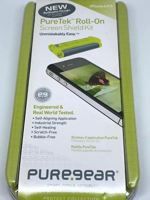 Kit protector de pantalla enrollable PureGear PureTek para Apple iPhone 4/4s - CLARO Foto 1 de 4