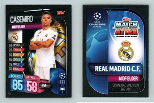 Casemiro #163 Match Attax Champions League 2019-20 Topps TCG Card - Picture 1 of 1