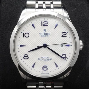 TUDOR 1926 91650 Opaline Blue Dial Automatic Watch - 41mm Box & Paper - Picture 1 of 24