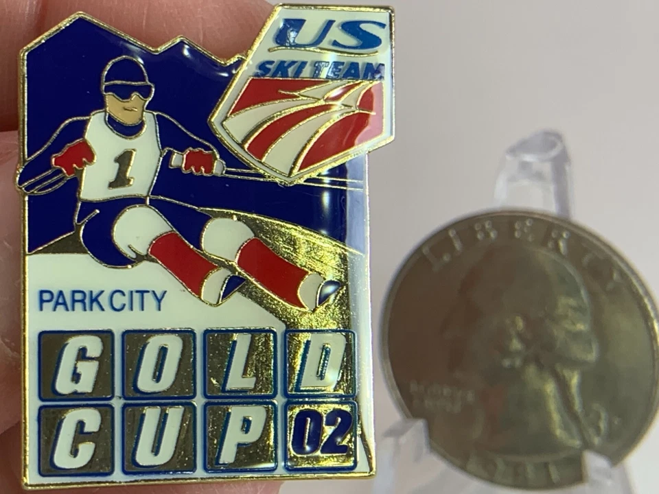 US Ski Team 2002 Park City Vintage Tack Pin T-1998 - Image 1 of 1