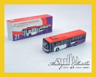 MAY 2025 Masterpiece #21 SINGAPORE SCANIA K230UB Bus (405) 1:110 + DECAL - Image 1 of 4