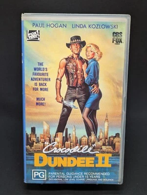 Crocodile Dundee ll 2 VHS Tape Cassette Movie Paul Hogan 1992  PG - image 1 of 4