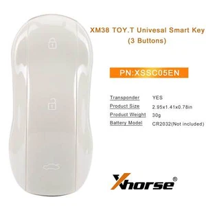 XHORSE XSSC05EN XM38 TOY.T Supercar Style Smart Remote Key For VVDI Key Tool - Picture 1 of 7