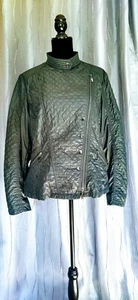 Elegant Gerry Weber green lightweight quilted jacket XLg/EU size 46 - Picture 1 of 8