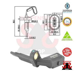 Front Axle Right Rh Abs Sensor, Wheel Speed Suit AUDI Q5 2.0 TDI quattro - Picture 1 of 1