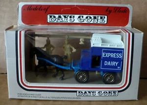 LLEDO MODELS OF DAYS GONE BY HORSE DRAWN EXPRESS DAIRY W/FIGURES NIB - Picture 1 of 5