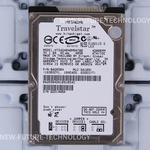 HITACHI (HTS424040M9AT00) 40 GB HDD 2.5" 2MB 4200 RPM IDE Laptop Hard Disk Drive - Picture 1 of 2