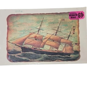 Large Vintage Meyercord Decals For Furniture & Walls Etc. Ship 1517A - Picture 1 of 4