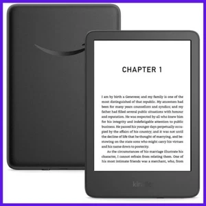 Amazon Kindle WiFi Book eReader - 16GB Memory Black/Matcha Green - Picture 1 of 8