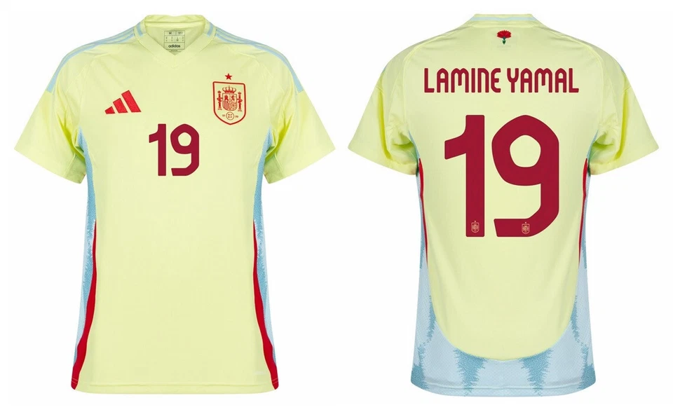 Trikot Adidas Spanien EURO 2024 Away - Lamine Yamal 19