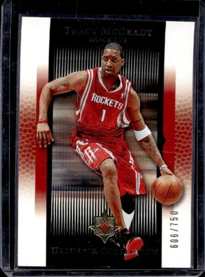 2005-06 Upper Deck Ultimate Collection Tracy McGrady #/750 Rockets - Image 1 of 2