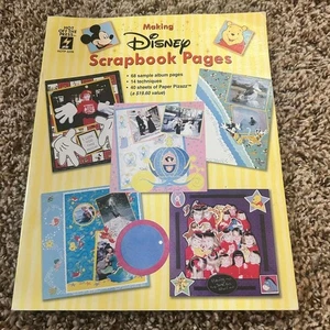 Páginas de álbum de recortes de Disney para hacer lo último fuera de la prensa (nuevo con etiquetas) - Imagen 1 de 4