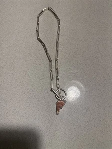 "COLLAR RAYO PLATA ESTERLINA Firmado 19"" .925" - Imagen 1 de 3