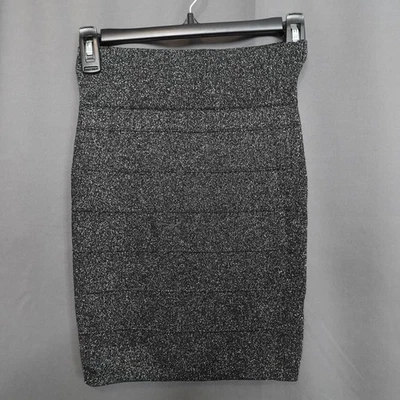 Falda Rock Republic Mujer Pequeña Lápiz Retro Tejida Glamour Brillo Y2K Edgy Rock Foto 1 de 4