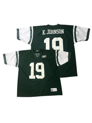 New York Jets Keyshawn Johnson Vintage 90s NfL Jersey Size Large - Image 1 of 4