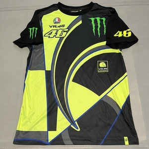 VR46 Racing MEN Monster Energy Black/Green Shirt AGV Valentino Rossi F1 Racing-S - Picture 1 of 7