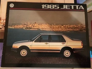 1985 VW Volkswagen Jetta 14-page Original Car Sales Brochure Catalog Full Color - Picture 1 of 8